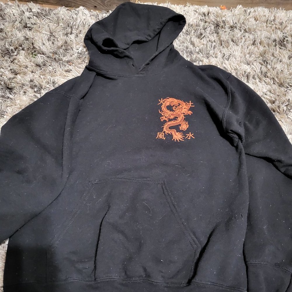 Dragon Hoodie Fire Earth Wind Water  S